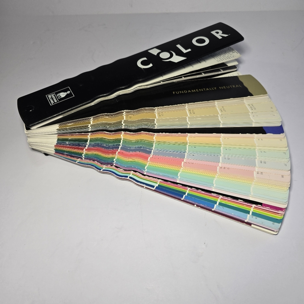 Sherwin Williams Paint Color Snap Fan Deck Complete Interior Sample Swatch